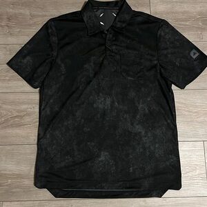 Adidas DIE WELTMARKE MIT DEN 3 STREIFEN dryfit, black and gray polo shirt